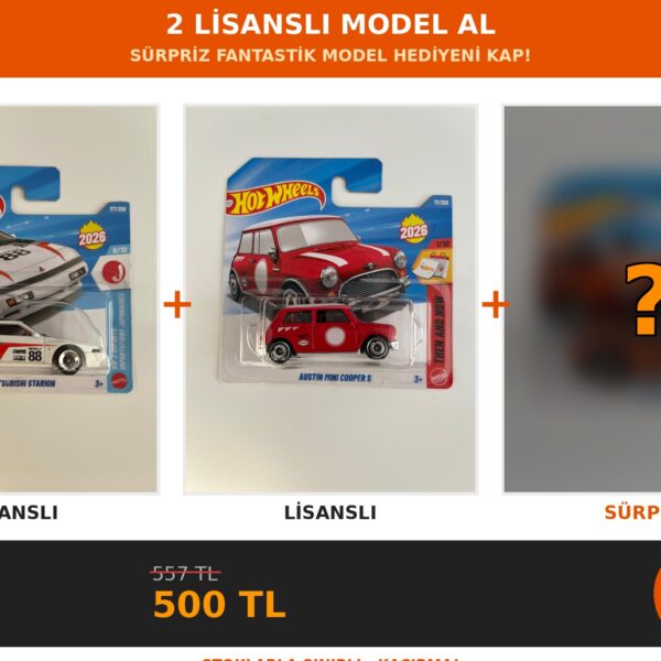 2 lisanslı model al süpriz fantastik model hediyeni kap