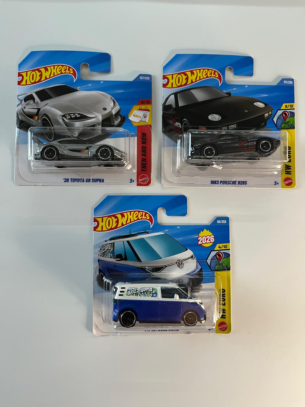 3'lü lot Supra Porsche Wolkswagen