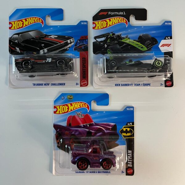 3'lü lot F1 Dodge Batman