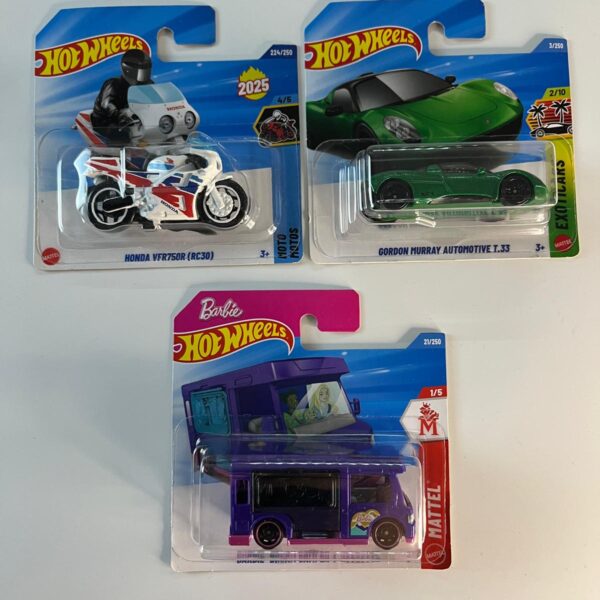 3'lü lot Gordon Murray Motor Barbie