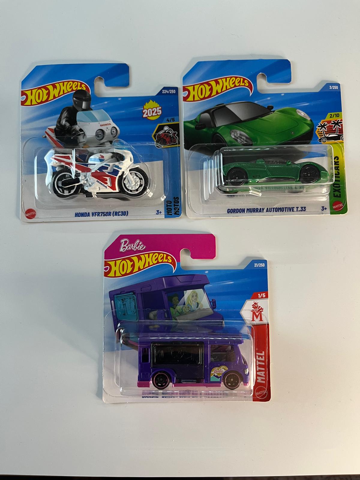 3'lü lot Gordon Murray Motor Barbie