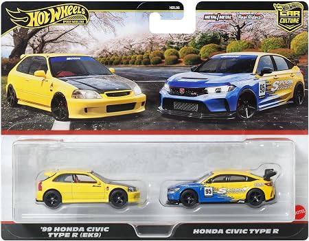 Hotwheels İkili Honda Civic Seti