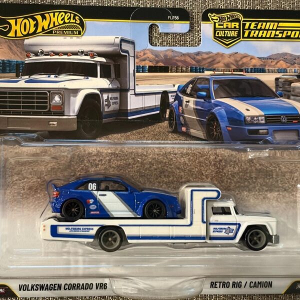 Team Transport Volkswagen Corrado VR6 with Retro Rig/Camion