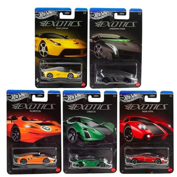 Silver serisi Exotics 5'li set