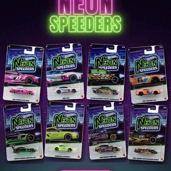 Hot Wheels Neon Speeders 2026 – Mix 2